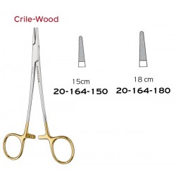 CRILE-WOOD NEEDLE HOLDER 15CM TC