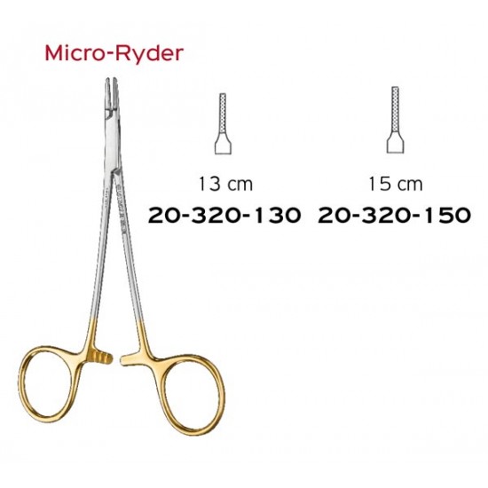 MICRO-RYDER NEEDLE HOLDER 13CM TC