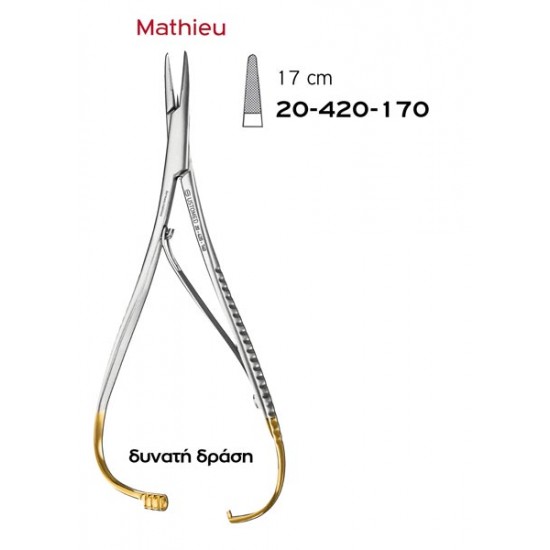 MATHIEU NEEDLE HOLDER 20CM TC