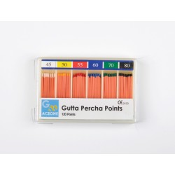 GUTTAPERCHA POINTS ISO STANDARD 120pcs  