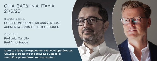 Course on horizontal and vertical augmentation in the esthetic area